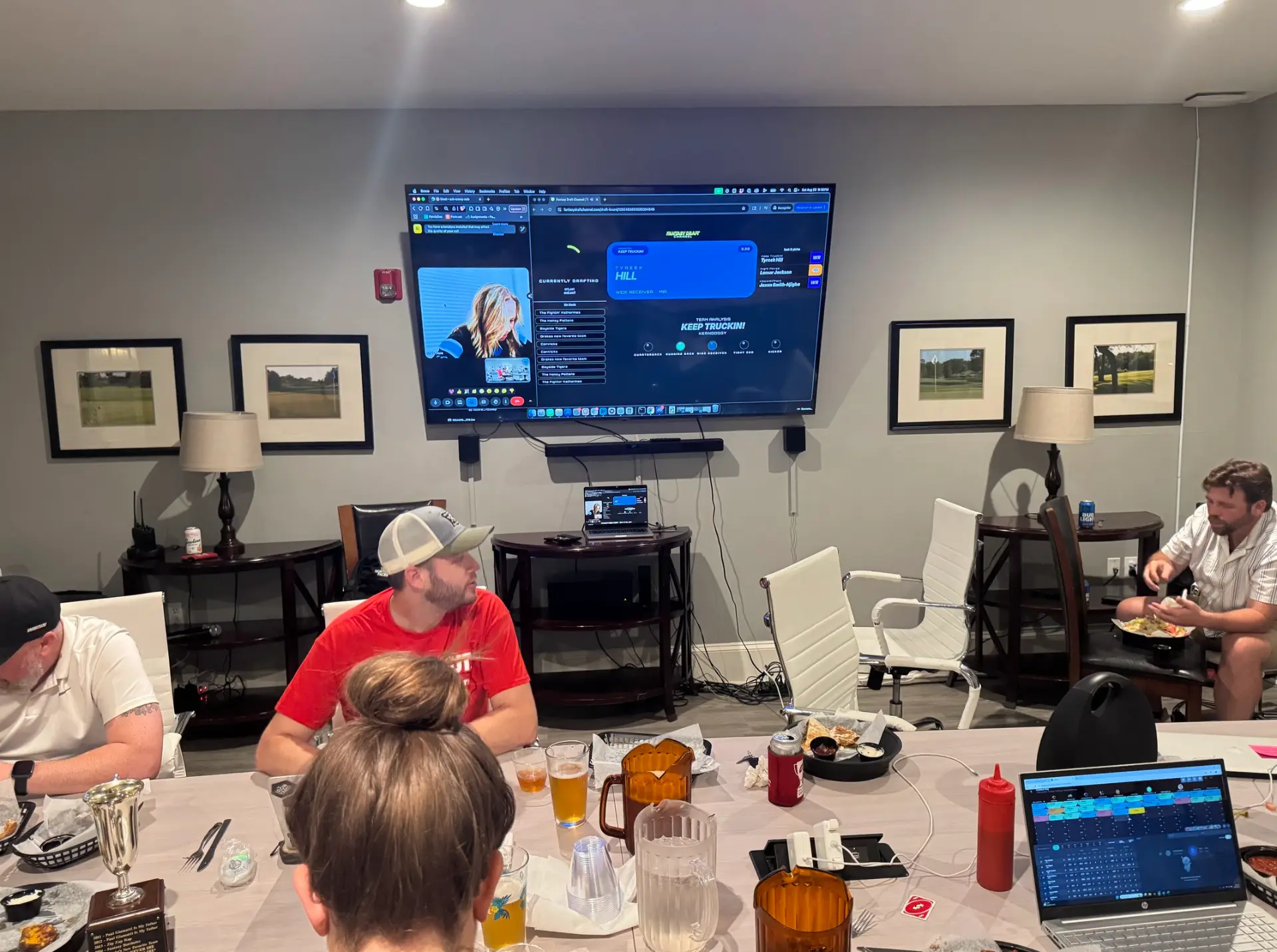 War room on the big screen